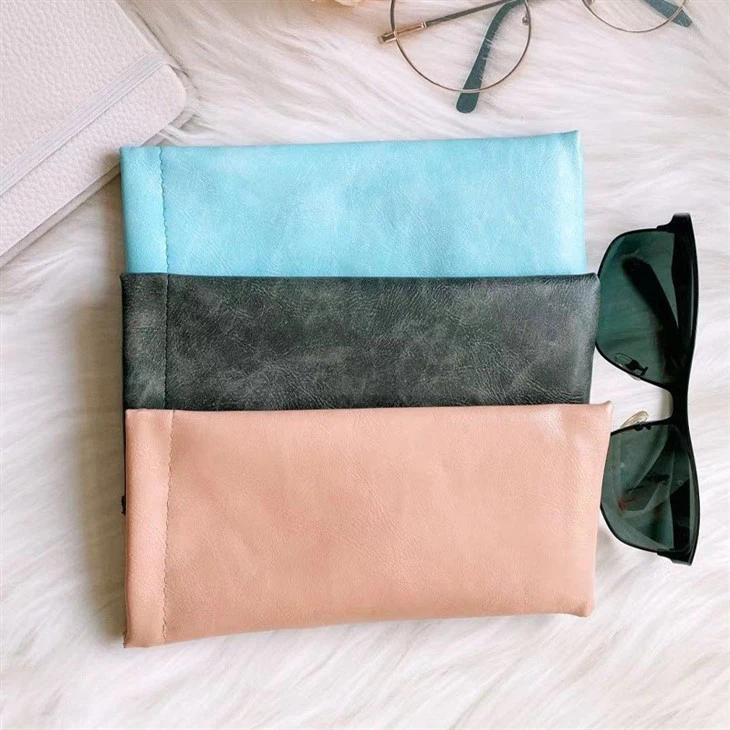 Wholesale High Garde Set Custom Logo Soft Leather Sunglasses Case Packaging Gift Boxes Microfiber Sunglasses Pouch Wholesale